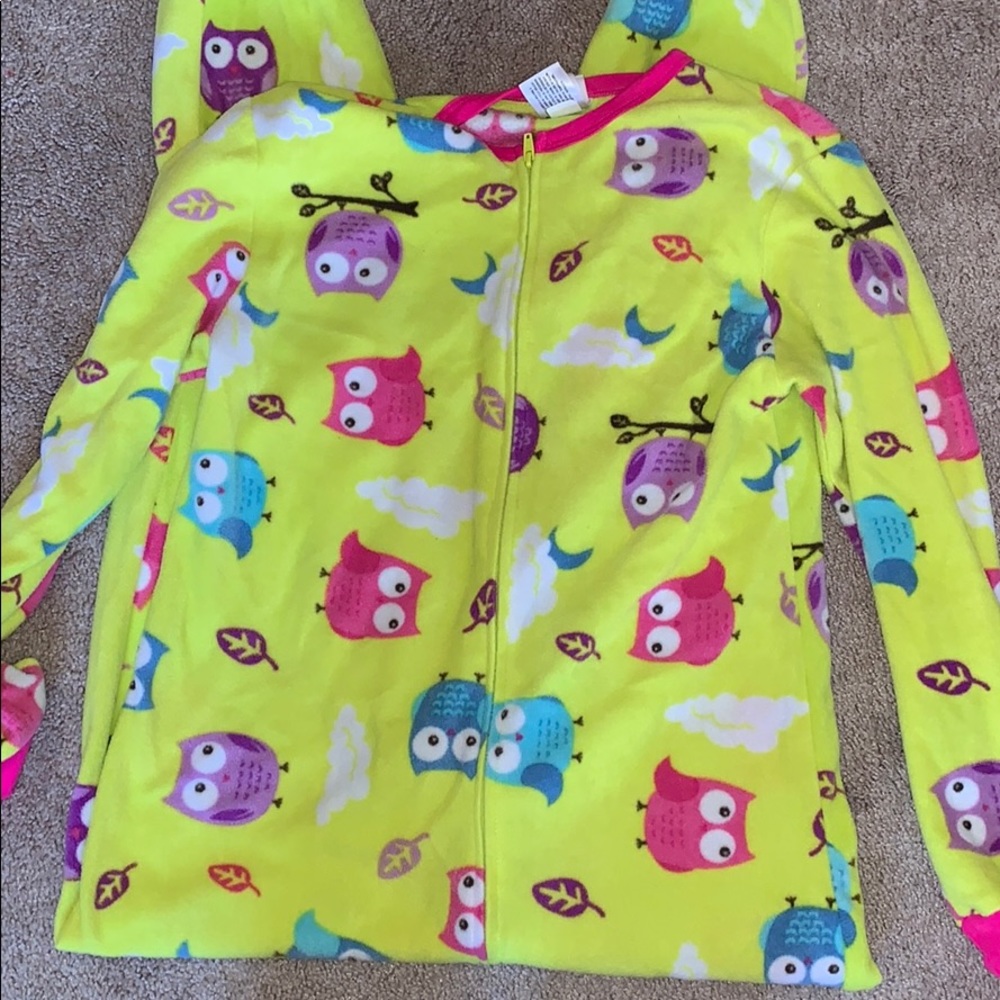Owl footsie pajamas